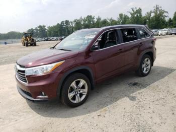  Salvage Toyota Highlander