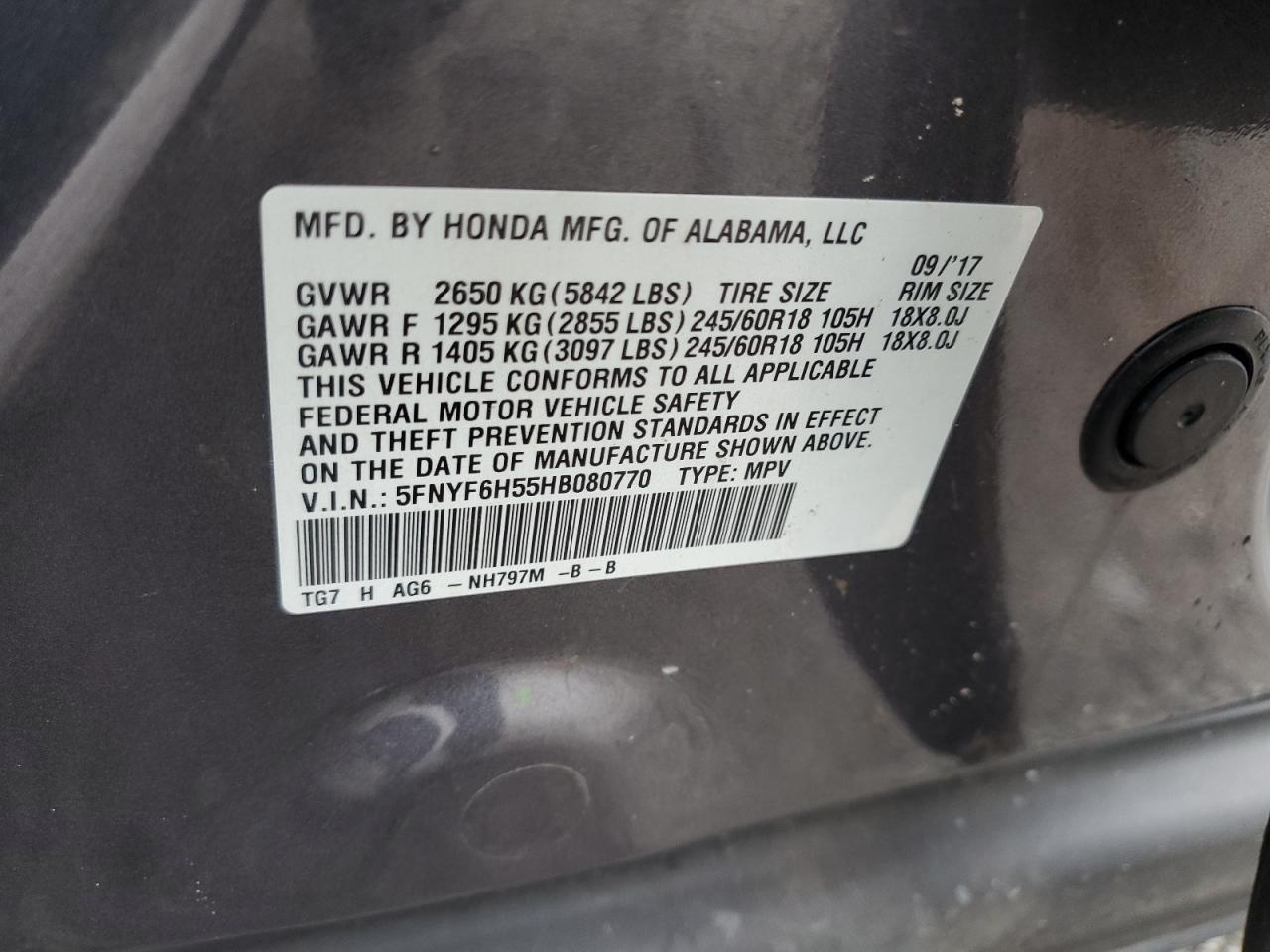 Honda Pilot Exl Image 8