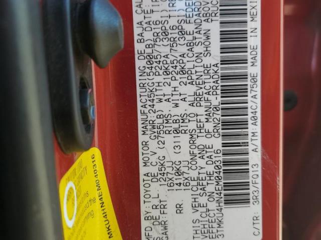 Toyota Tacoma Double Cab Prerunner Long Bed Image 12