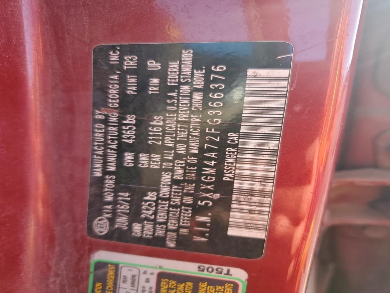 Kia Optima Lx Image 9