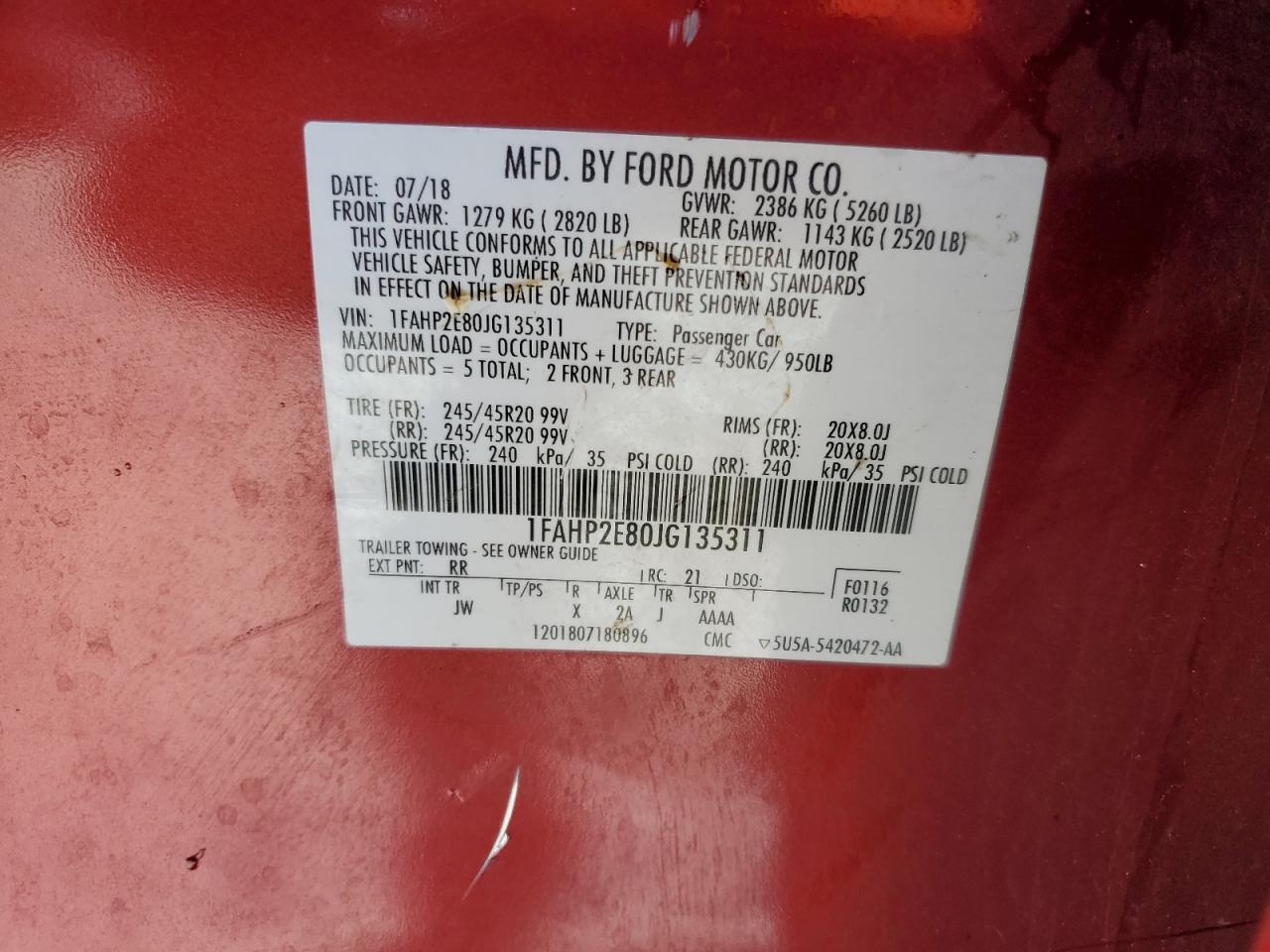 Ford Taurus Sel Image 12