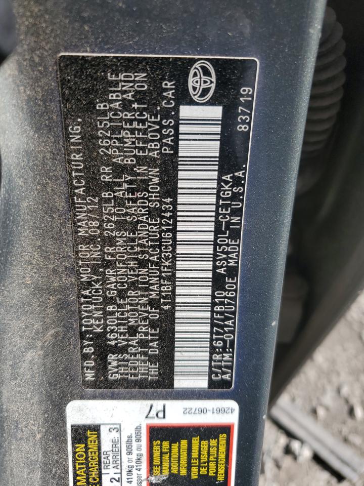 Toyota Camry Base Image 3