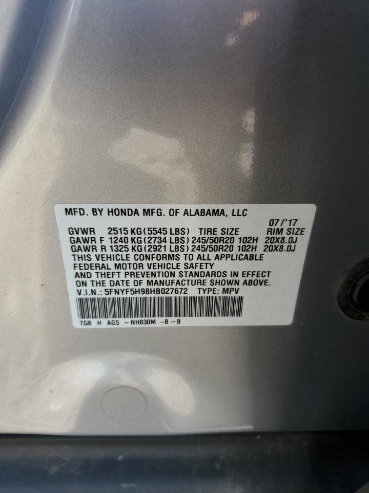 Honda Pilot Touring Image 8