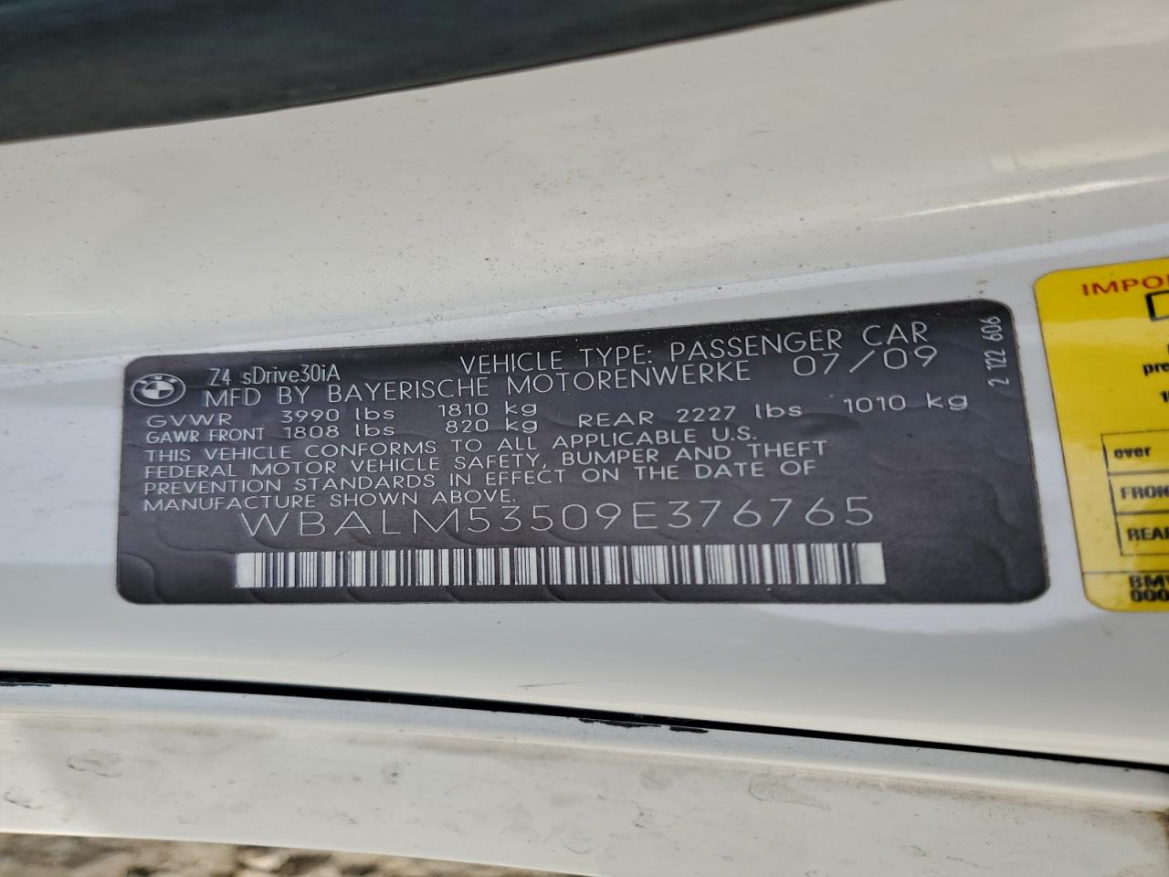 BMW Z Series Sdrive30i Image 5