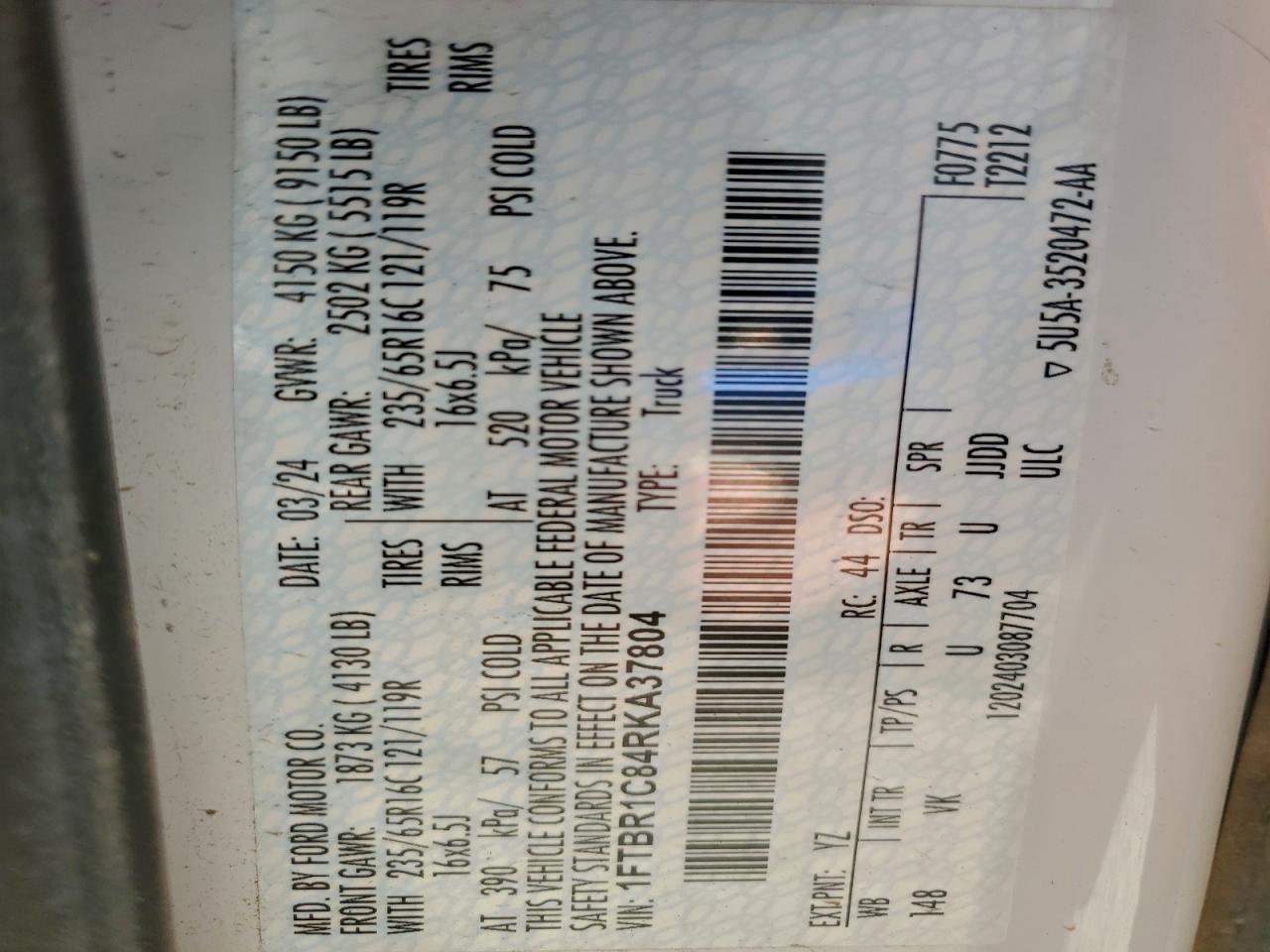 Ford Transit T-250 Image 11