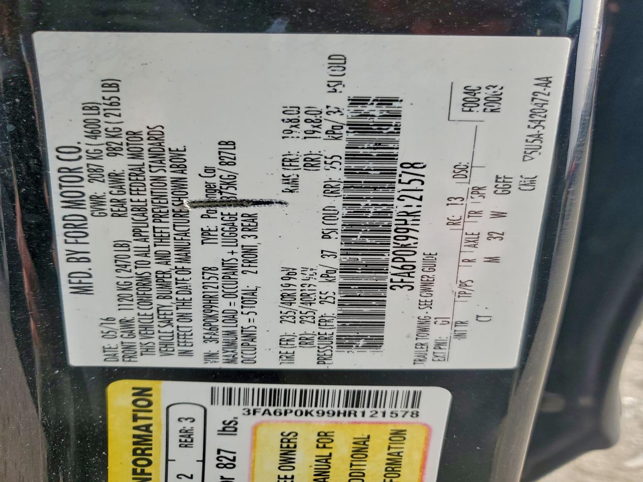 Ford Fusion Titanium Image 8