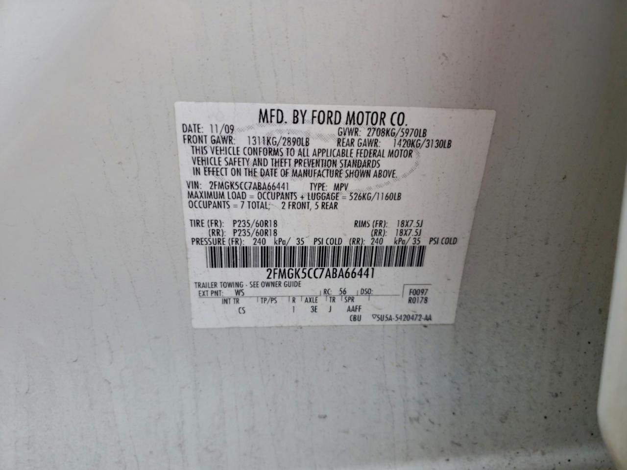 Ford Flex Sel Image 10