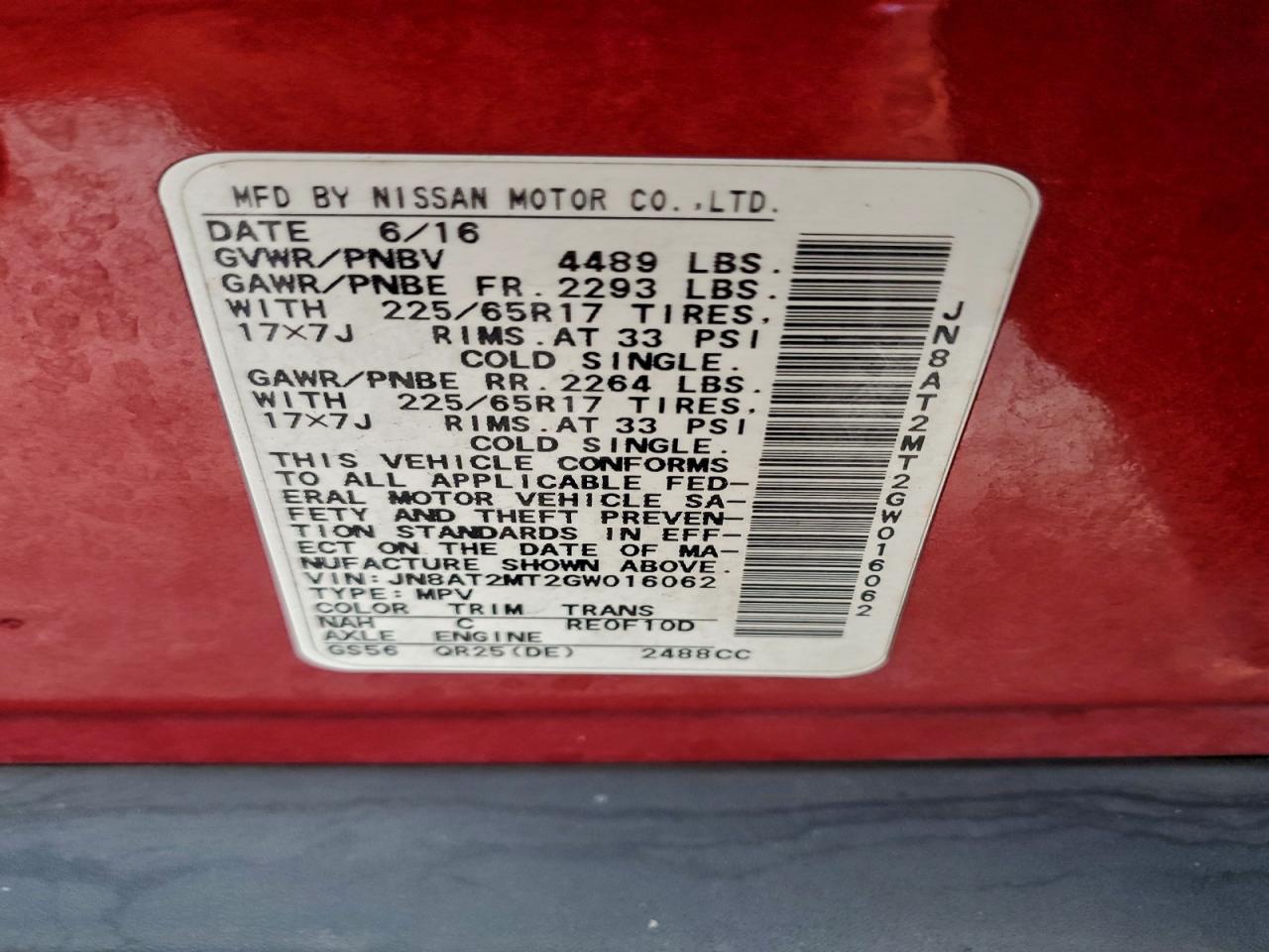 Nissan Rogue S Image 11