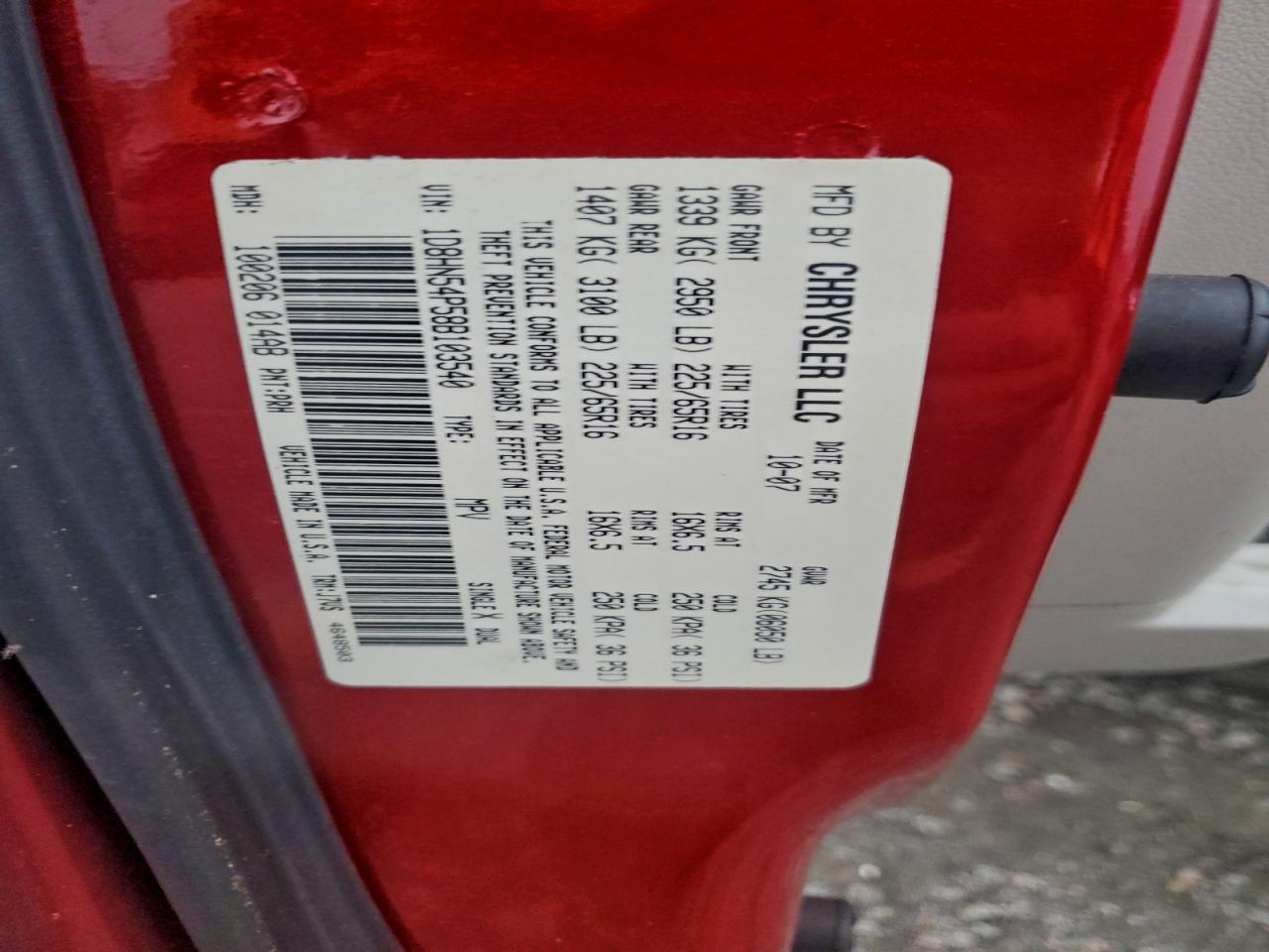 Dodge Caravan Sxt Image 9