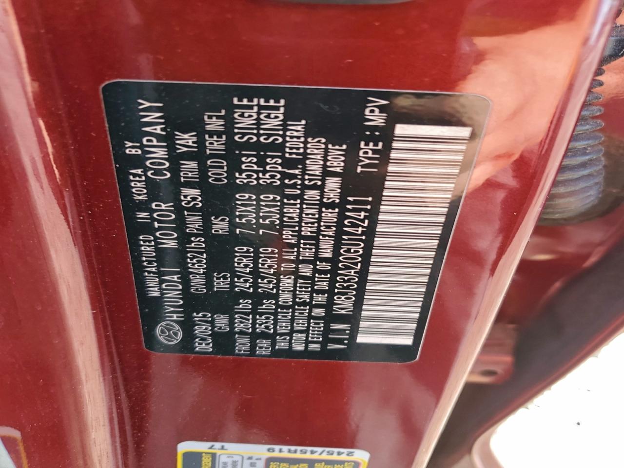 Hyundai TUCSON Limited Image 11