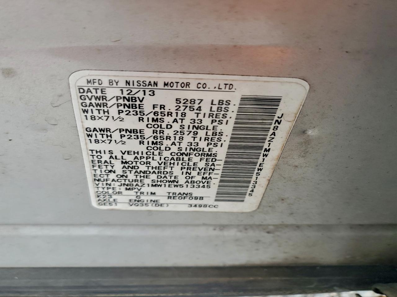 Nissan Murano S Image 12