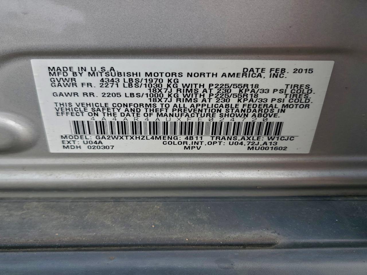 Mitsubishi Outlander Se Image 9