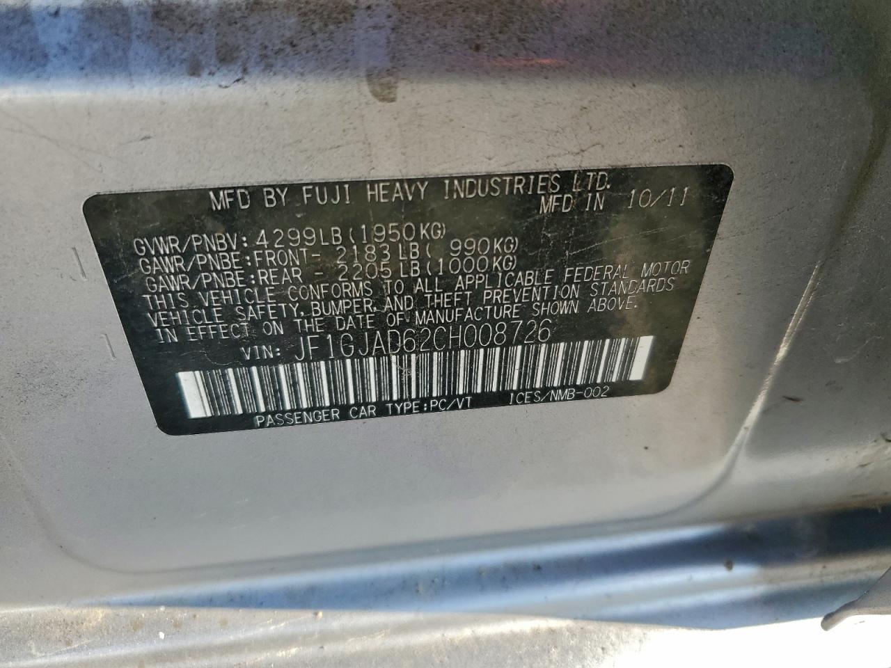 Subaru Impreza Premium Image 8