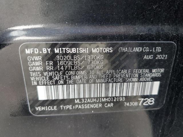 Mitsubishi Mirage Es Image 11