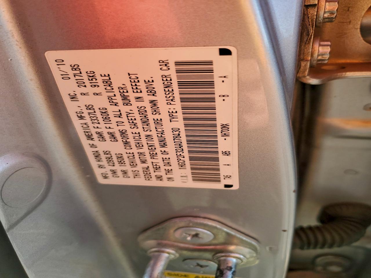 Honda Accord Lx Image 12