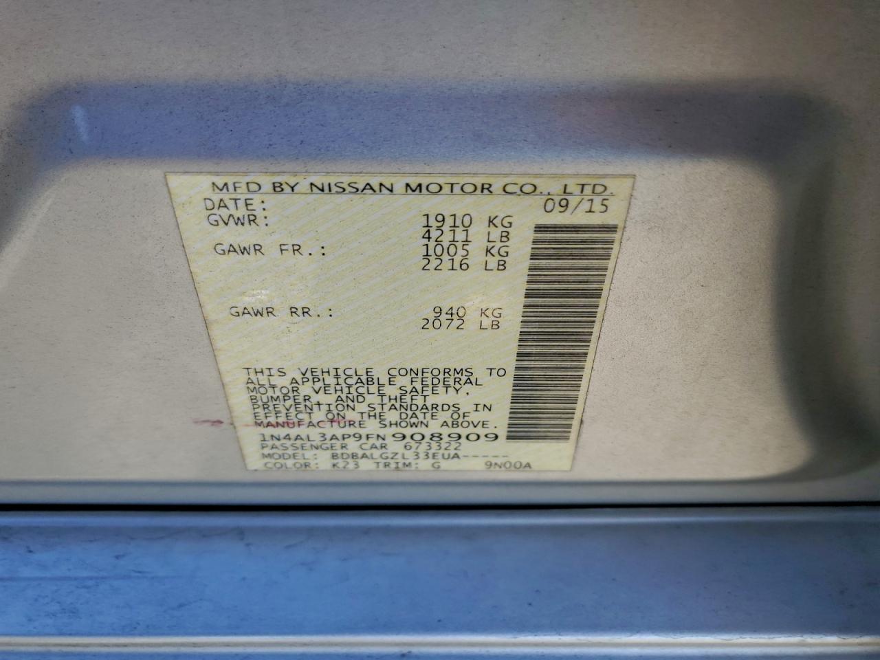 Nissan Altima 2.5 Image 10